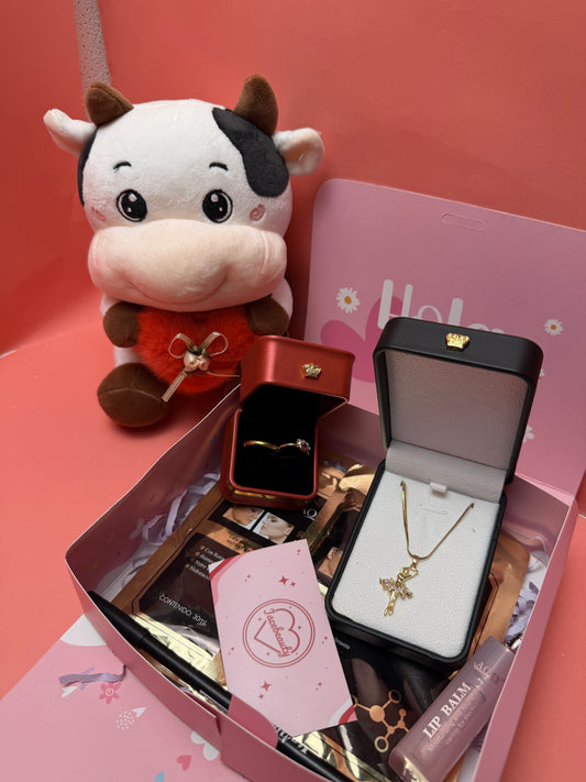 BOX AMOR SAN VALENTIN GOLD